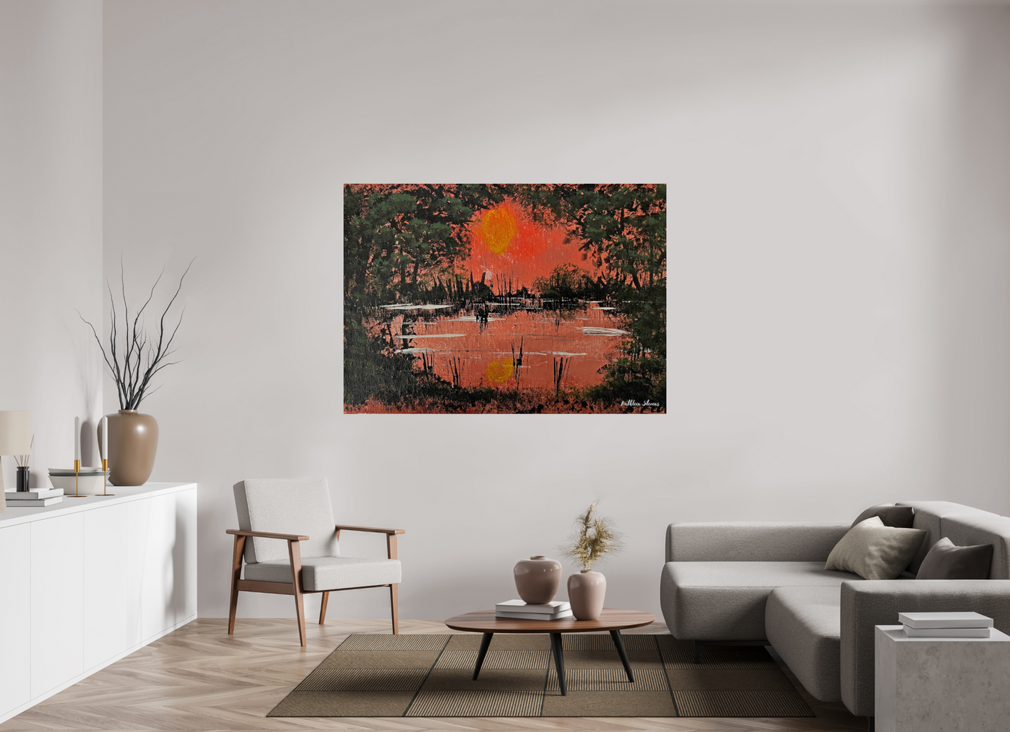Sunset on the marsh