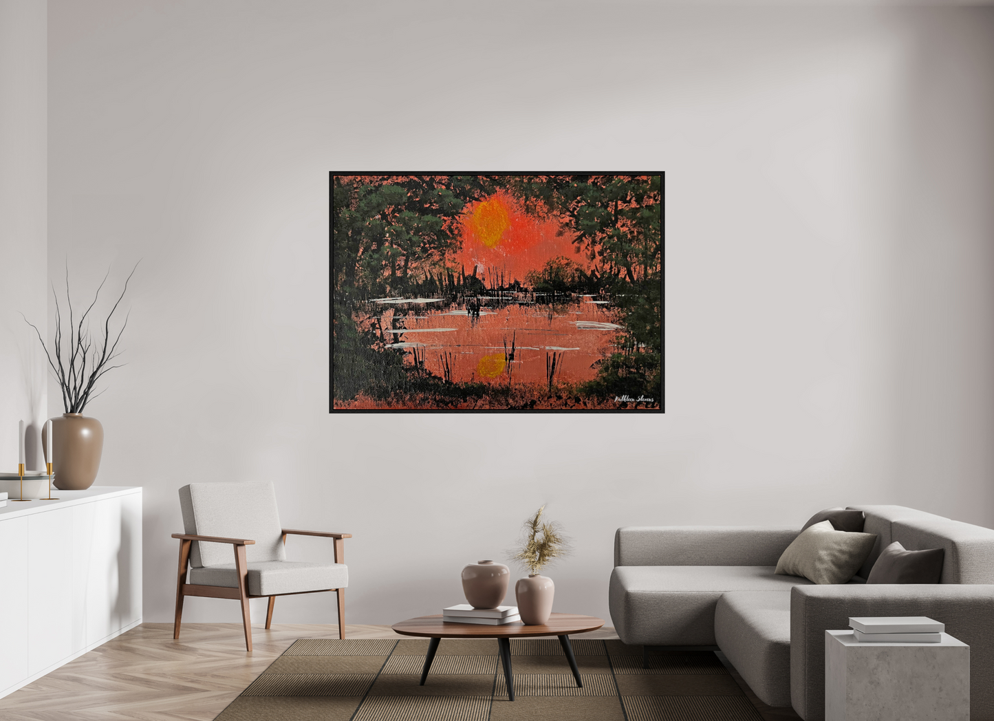 Sunset on the marsh