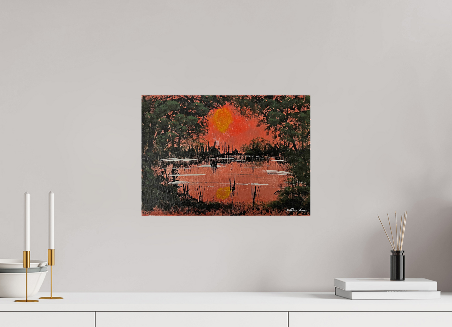Sunset on the marsh