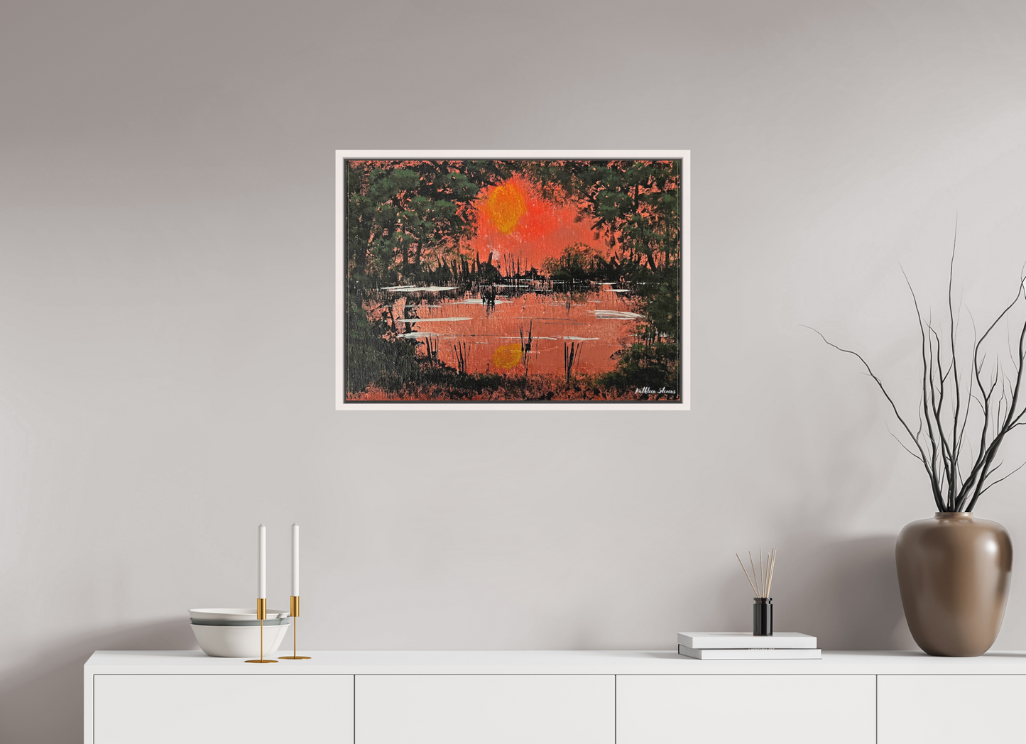 Sunset on the marsh
