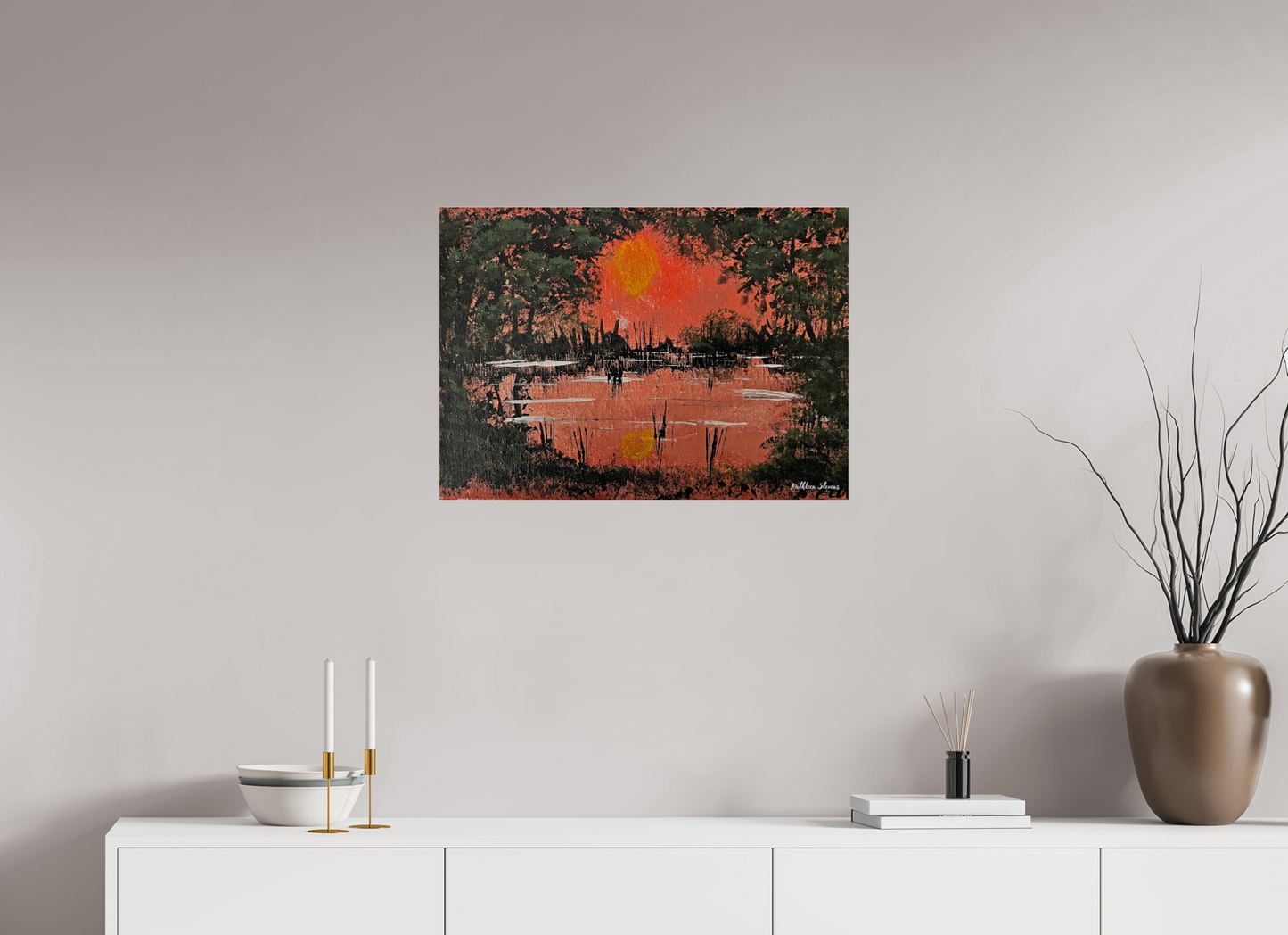 Sunset on the marsh