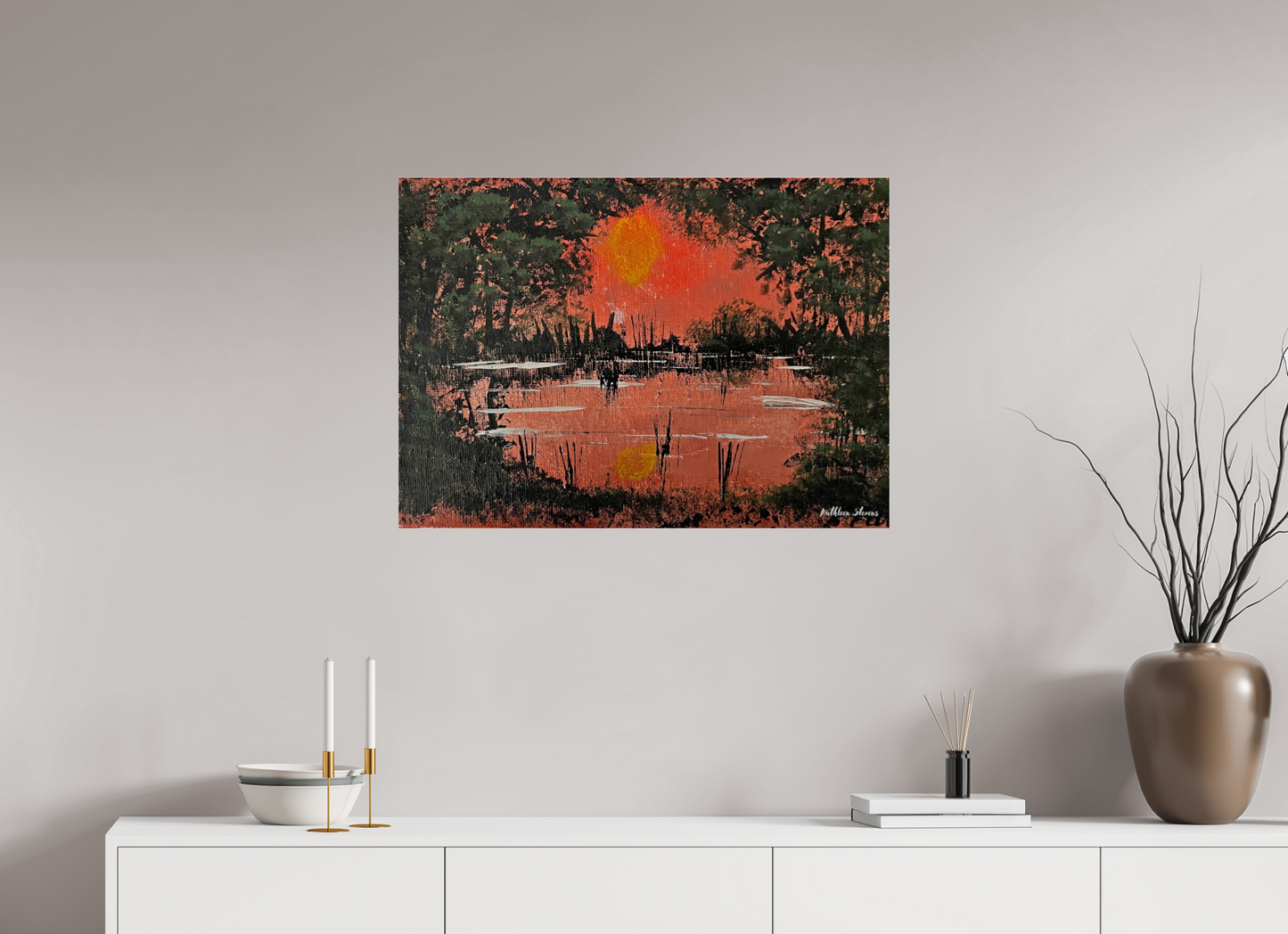 Sunset on the marsh