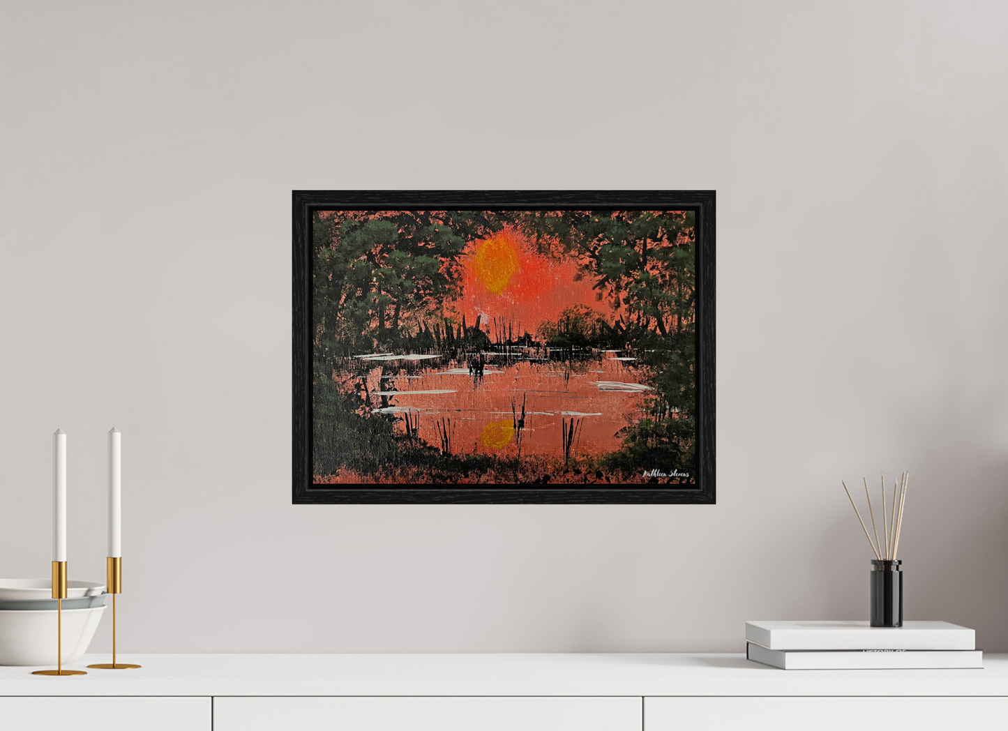 Sunset on the marsh