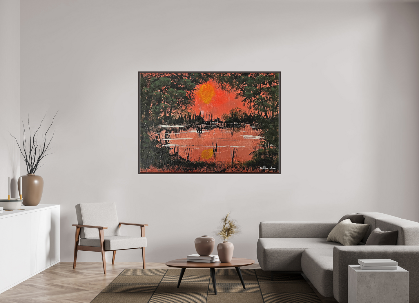 Sunset on the marsh