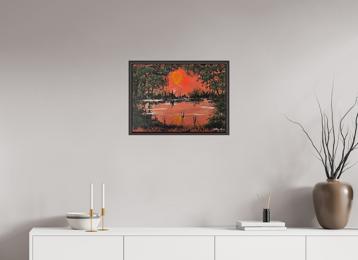 Sunset on the marsh