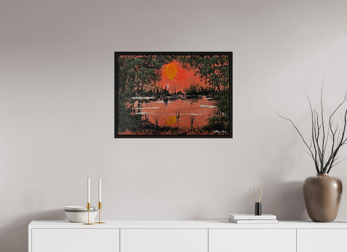 Sunset on the marsh