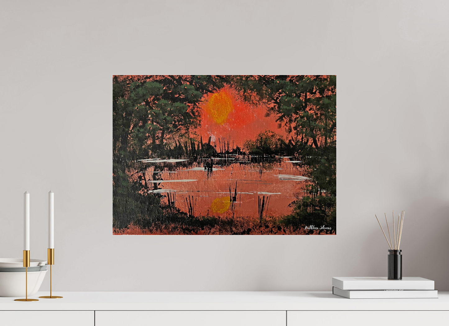 Sunset on the marsh