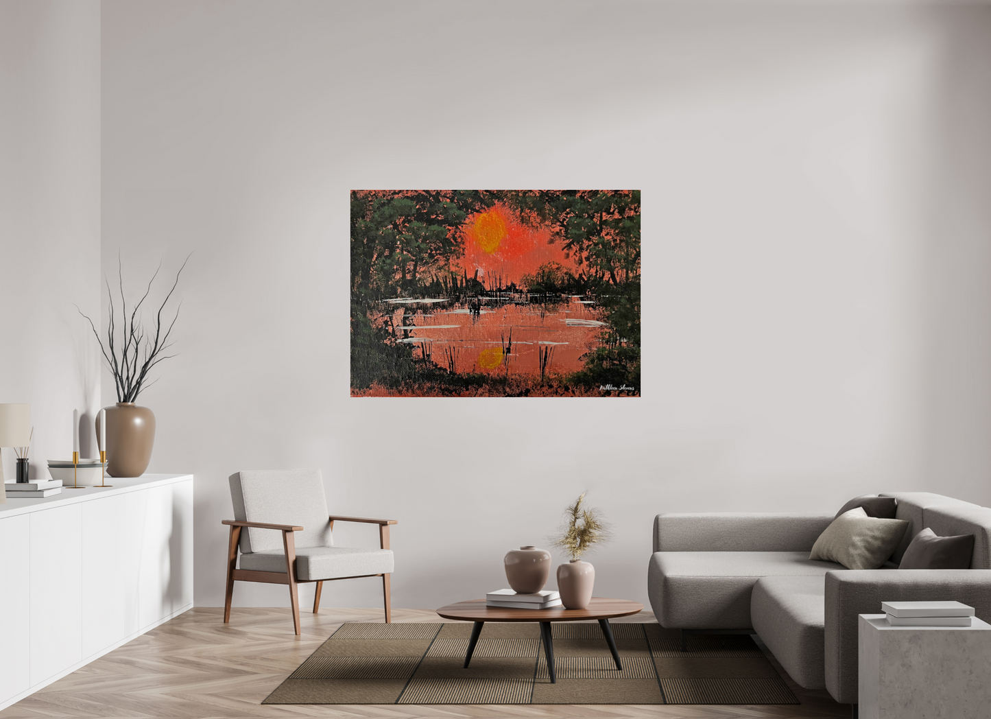 Sunset on the marsh