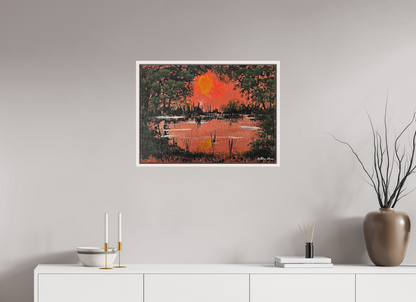 Sunset on the marsh