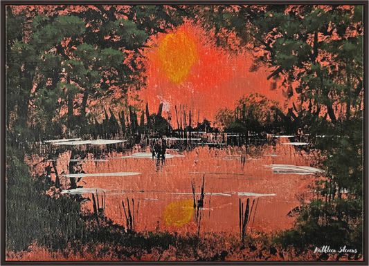 Sunset on the marsh